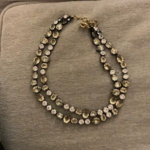 J crew double stacked necklace. Great condition